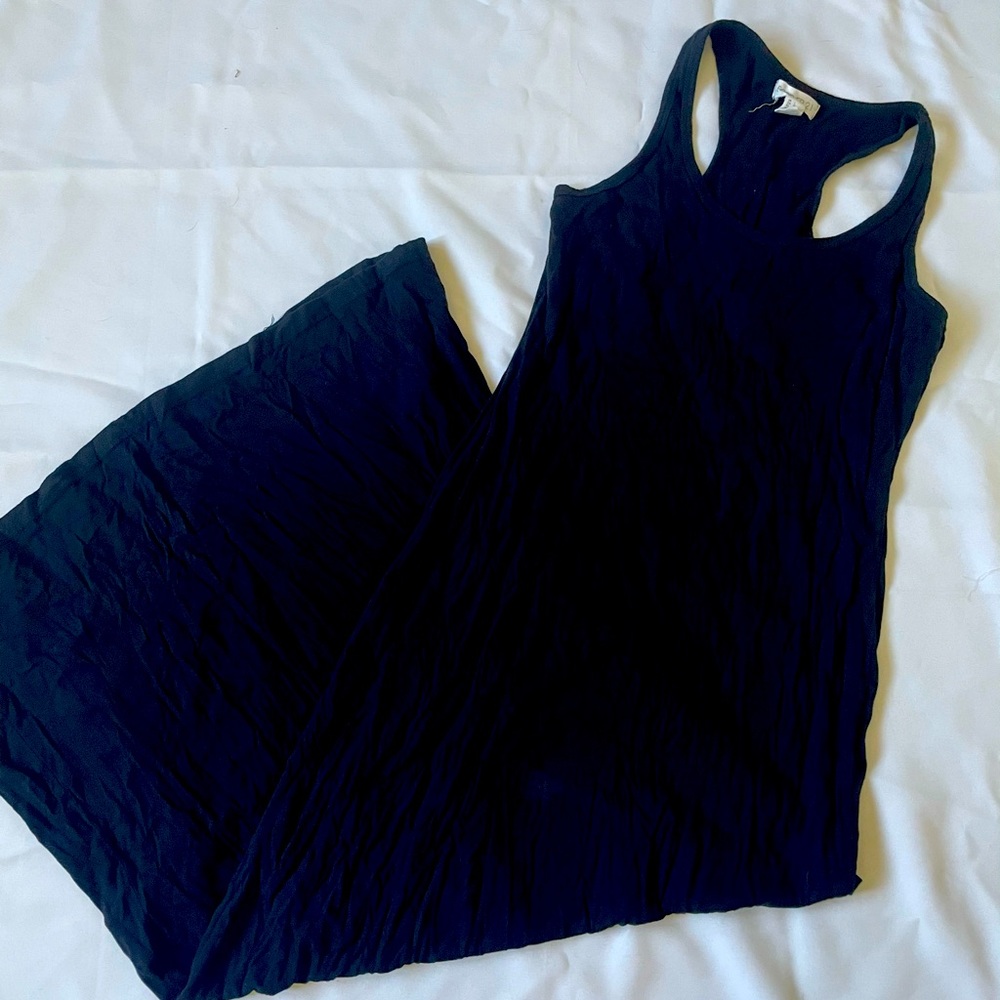Black maxi dress